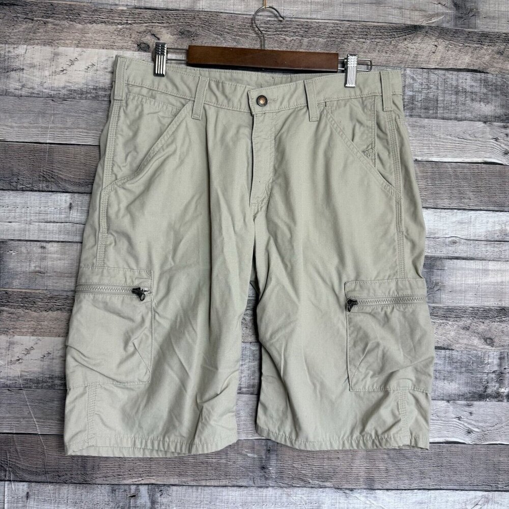 Carhartt Women's Cargo Shorts - Light Tan/khaki  - size 16 - Cute!!